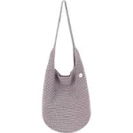 The Sak 120 Hobo in Crochet Single Shoulder Strap Seashell