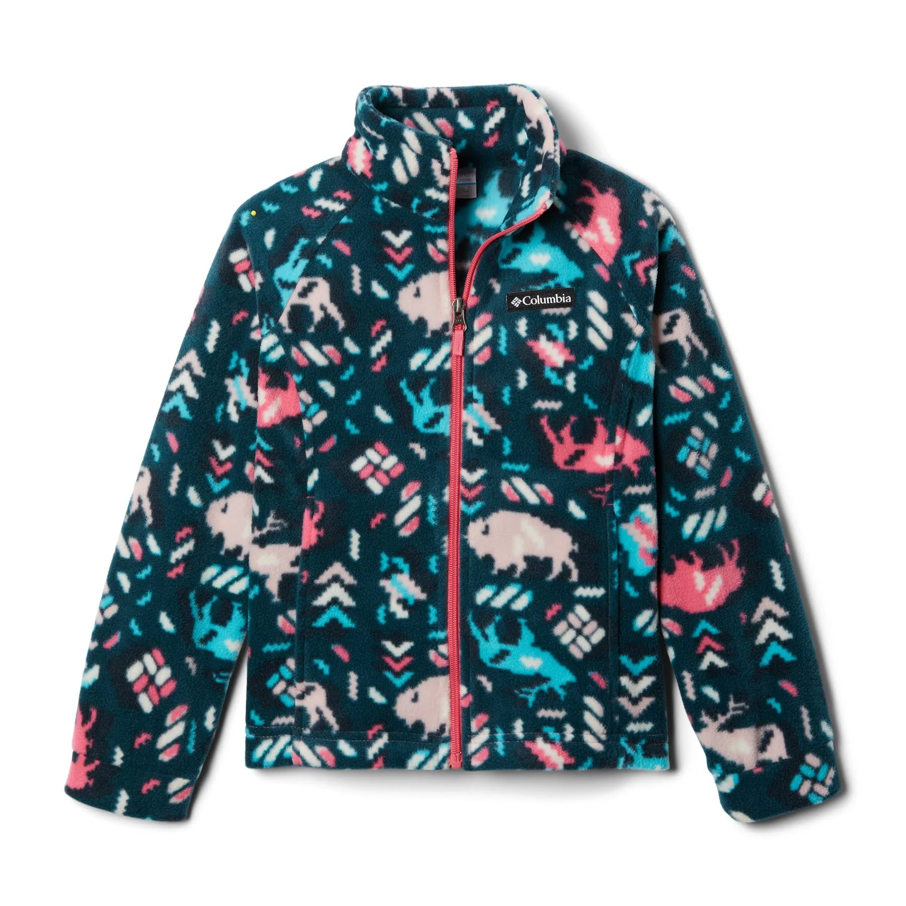 Columbia Girls' Benton Springs II Printed Fleece Jacket