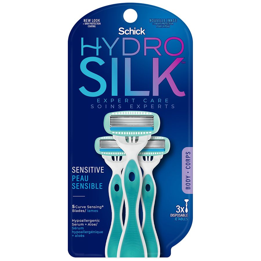 Schick Hydro Silk Women's Disposable Razor - 3 Count