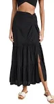 Peixoto Valentina Maxi Skirt in Black - Size Xs