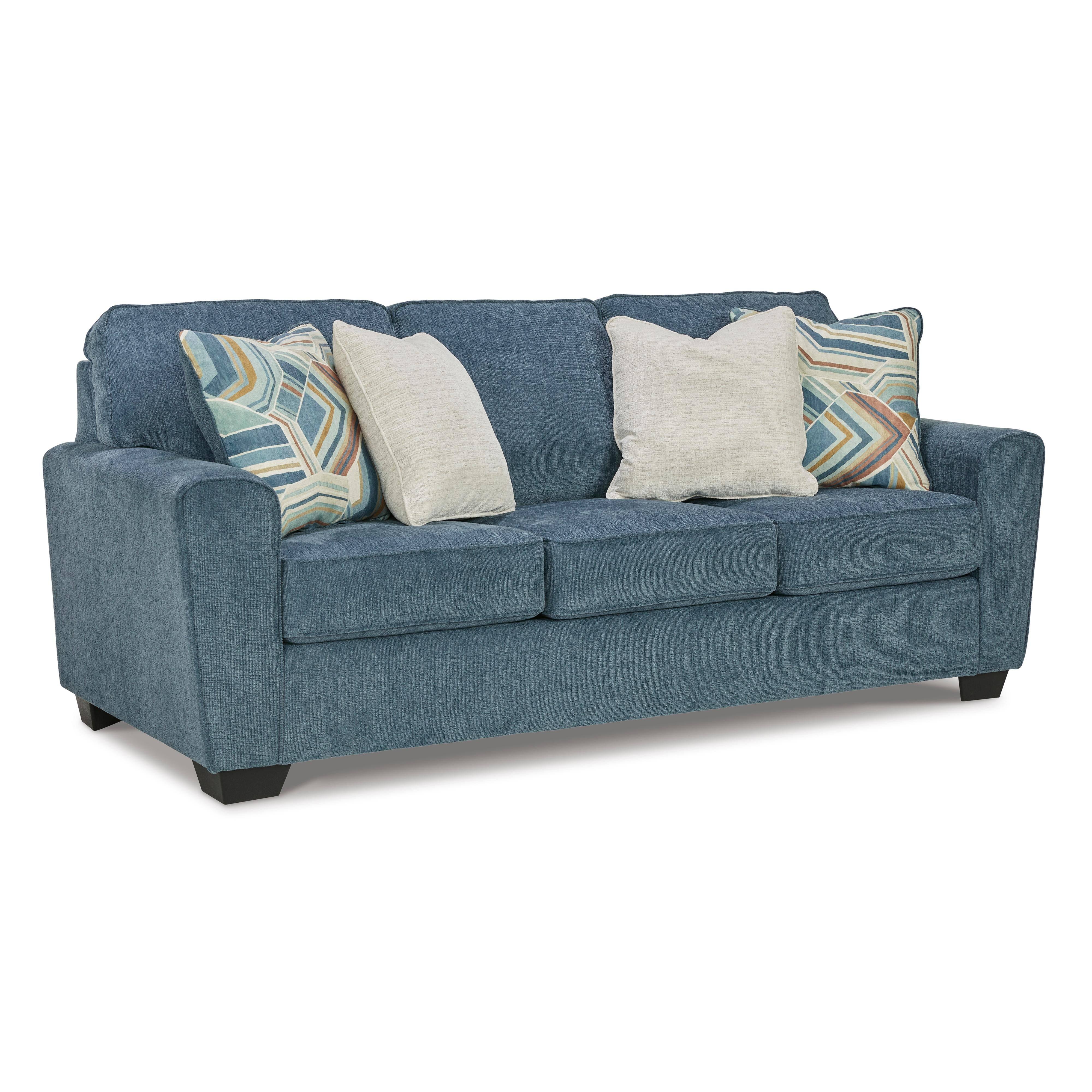 Ashley Cashton Blue Sofa