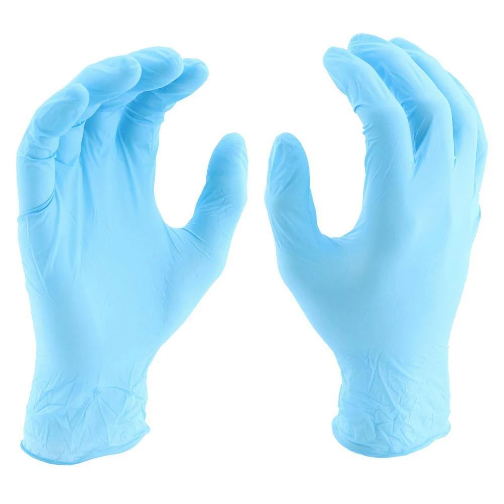 HDX Nitrile Disposable Gloves 10 Pack One Size Fits All