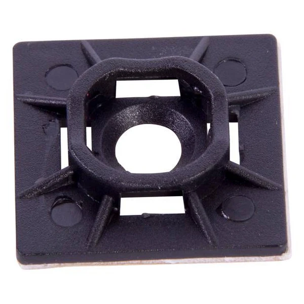 Mounting Base, 1" x 1", Black, PK5