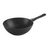 Madura Plus Aluminum 12-inch Nonstick Stir Fry Pan In Matte Black