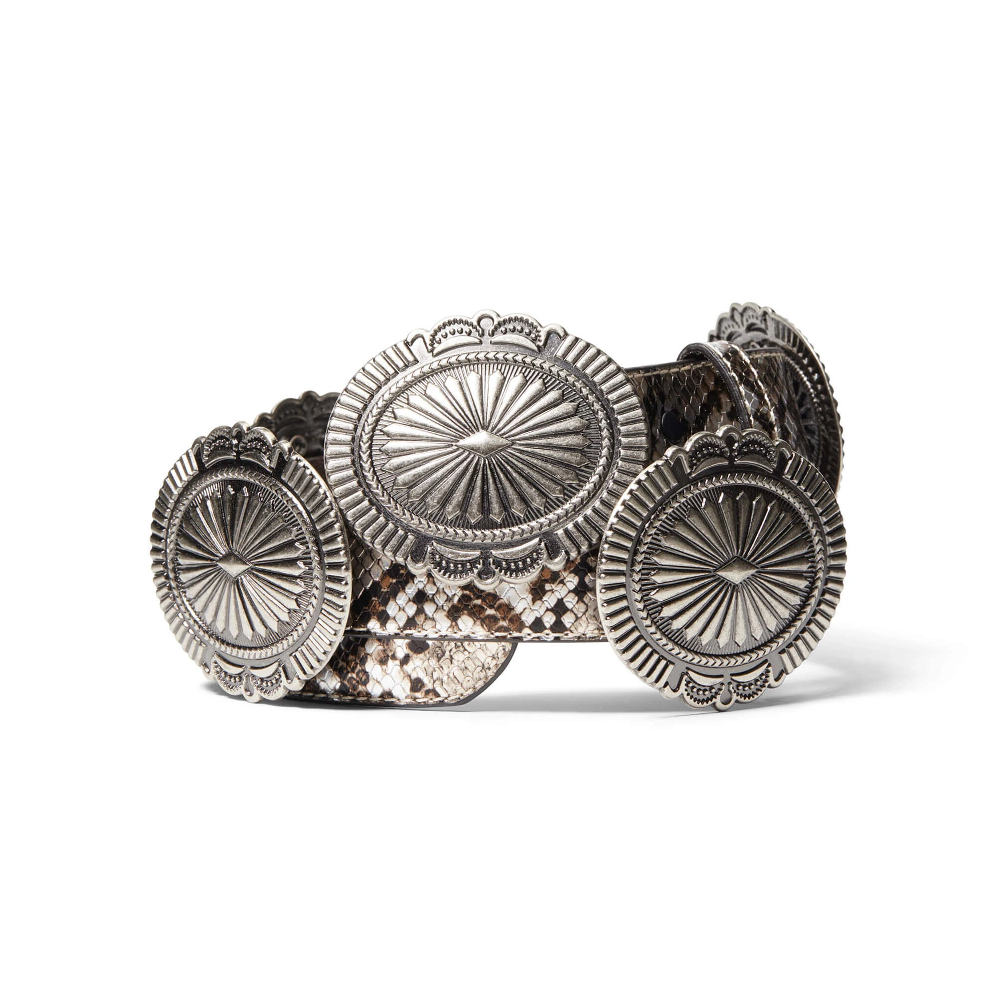 Ariat Silver Snakeskin Belt - Women&#039;s Belt