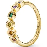 Pandora Marvel The Avengers Infinity Stones Ring 9 / 14K Gold-Plated