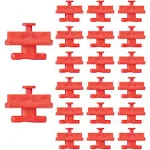 On-Q AC1051-KH-20 Keyhole Post (20 Pack), Ratchet Clips Red