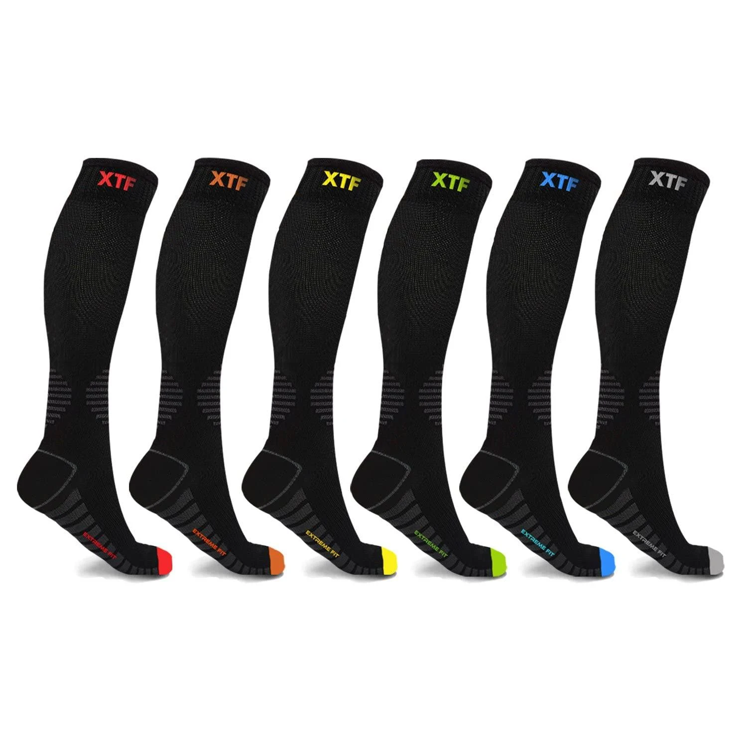 Extreme Fit Recovery Knee High Compression Socks for Men and Women