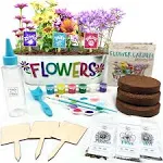 Hapinest Flower Garden Growing Kit Kids Gardening Crafts Gifts for Multicolor 