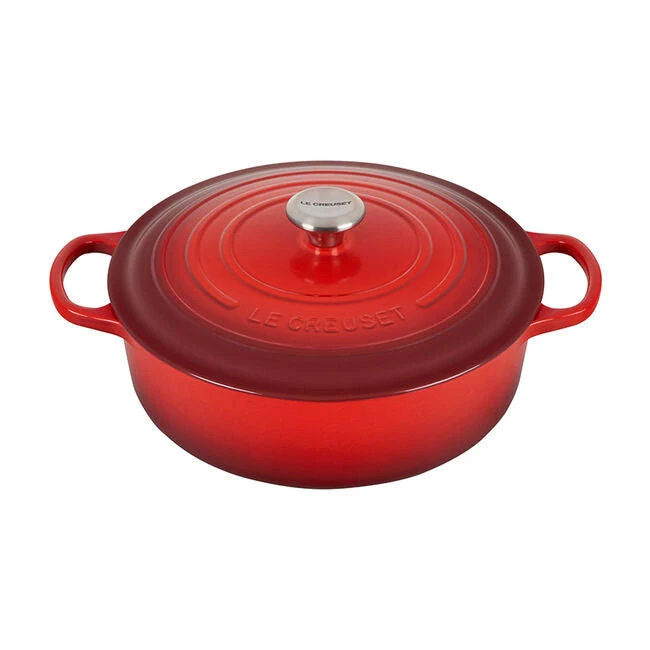 Le Creuset 6.75 qt Round Wide Dutch Oven - Cerise