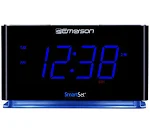 Emerson SmartSet Alarm Clock Radio with Bluetooth Speaker Charging Station USB