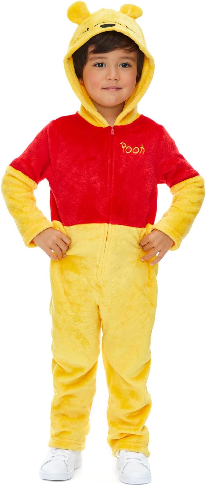 Disney Winnie the Pooh Tigger Eeyore Baby Fleece Zip Up Cosplay Costume Coverall Newborn to Big Kid