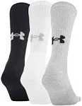 Under Armour Adult Training Cotton Crew Socks, Multipairs