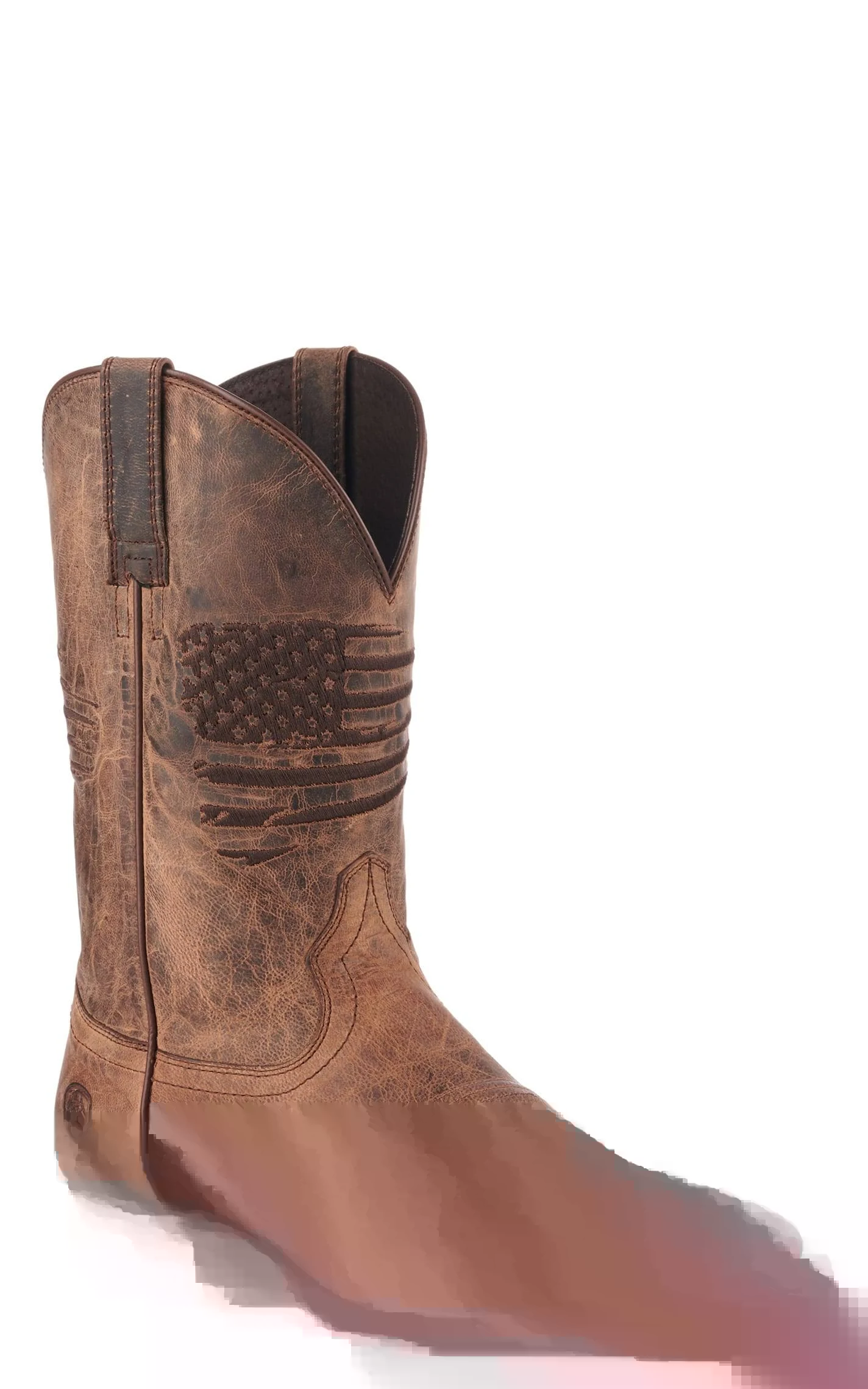 Ariat Men's Circuit Patriot Cowboy Boots - Weathered Tan