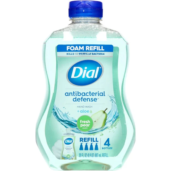 Dial Antibacterial Foaming Hand Wash Refill, Spring Water, 30 fl oz