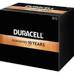 Duracell Coppertop D Alkaline Batteries, 12/Pack (mn1300)