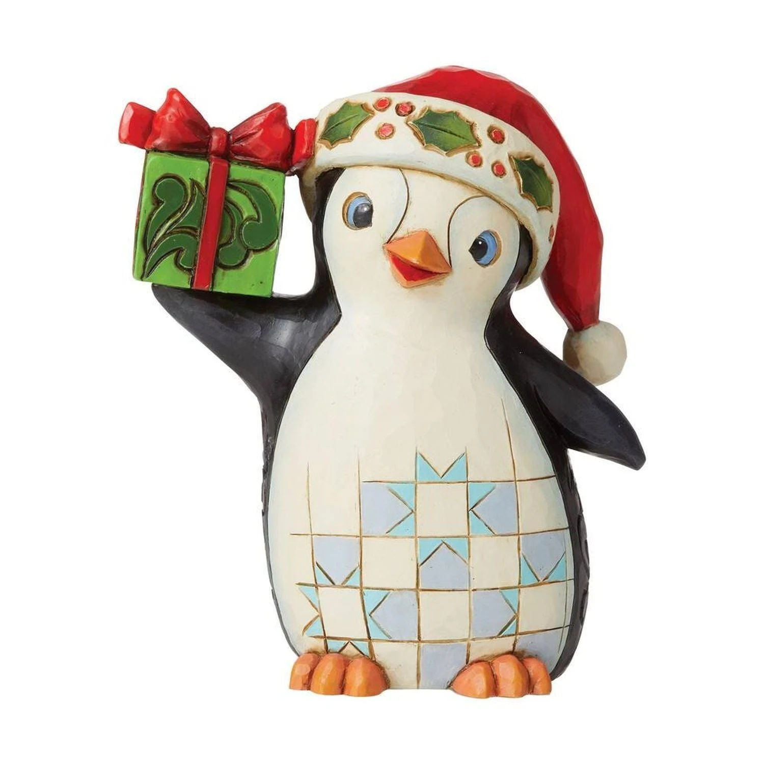 Jim Shore Christmas Penguin Pint Sized Figurine 6009007