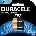 Duracell Battery, Lithium, CR2, 3V