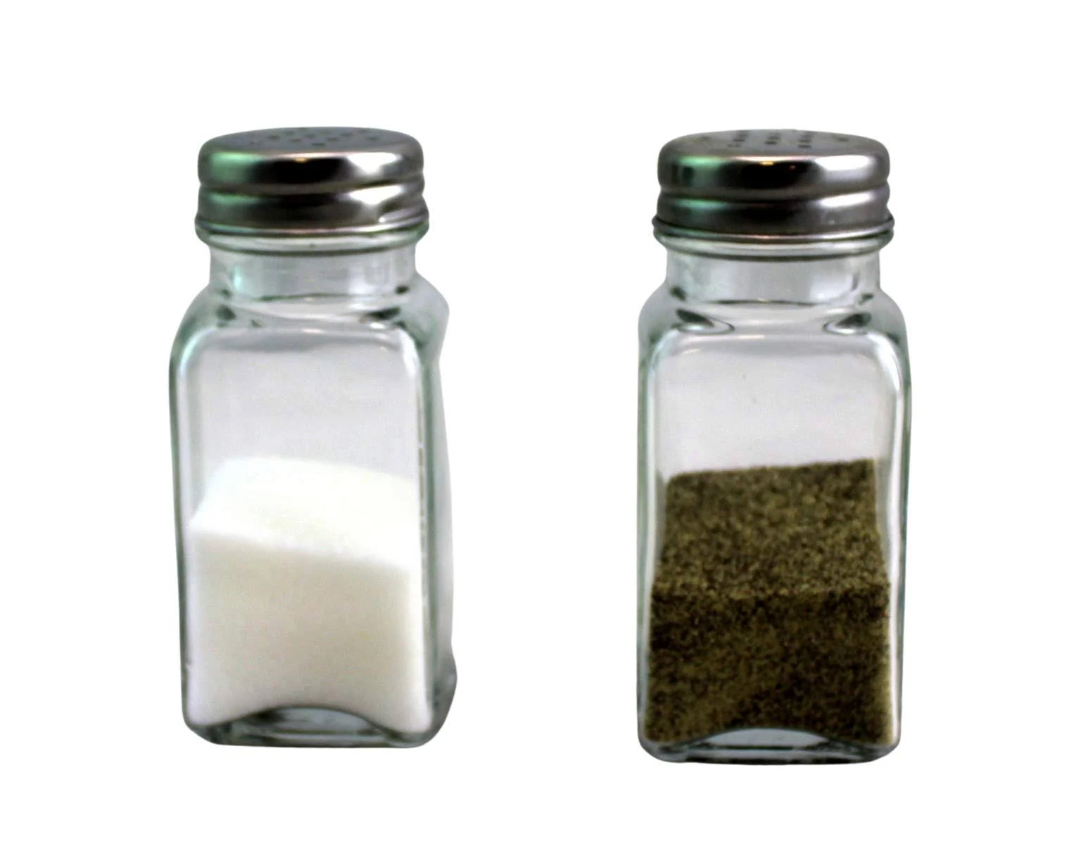 at Home 2-Piece Glass Salt & Pepper Shaker Set