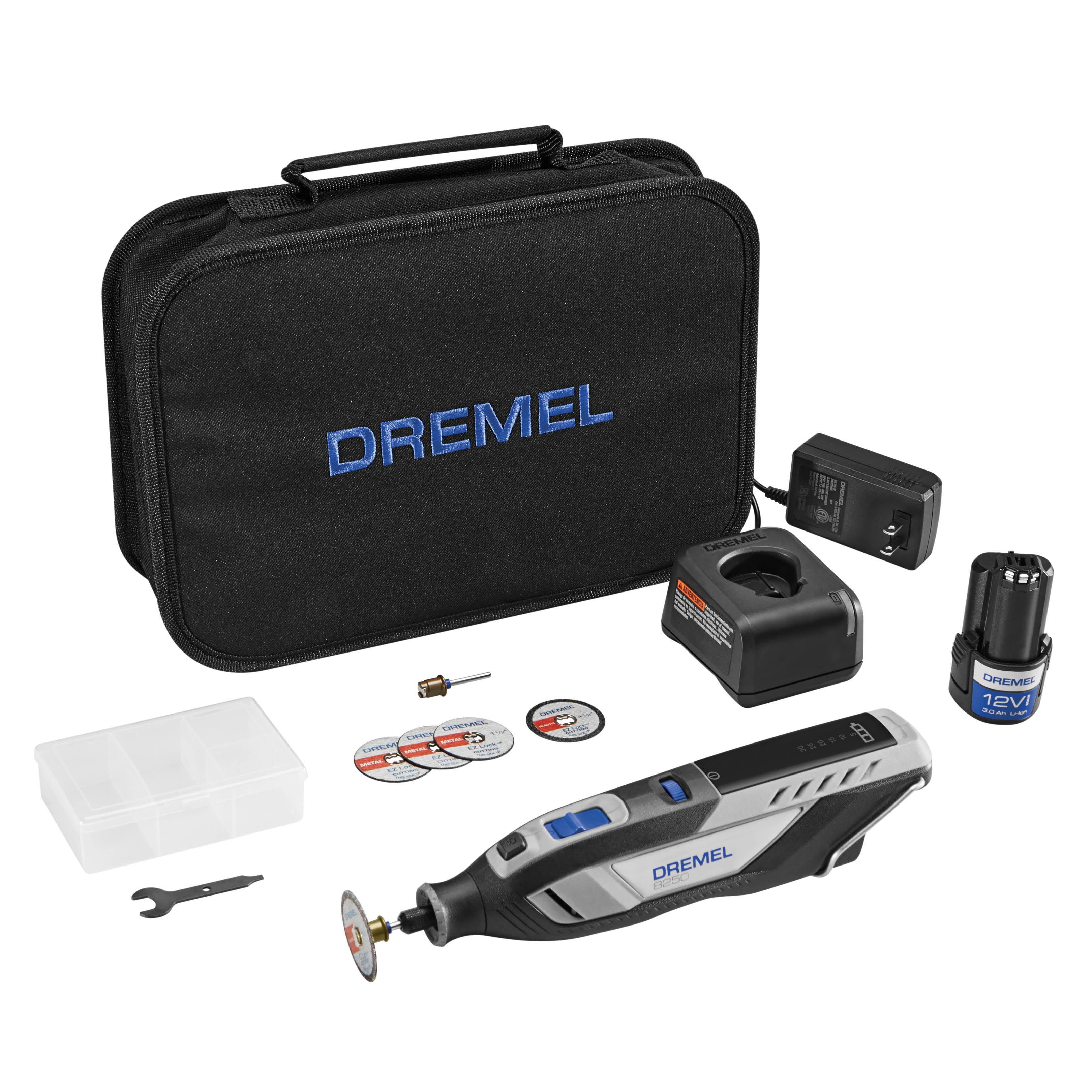 Dremel 8250-5 12V Cordless Brushless Rotary Tool Kit