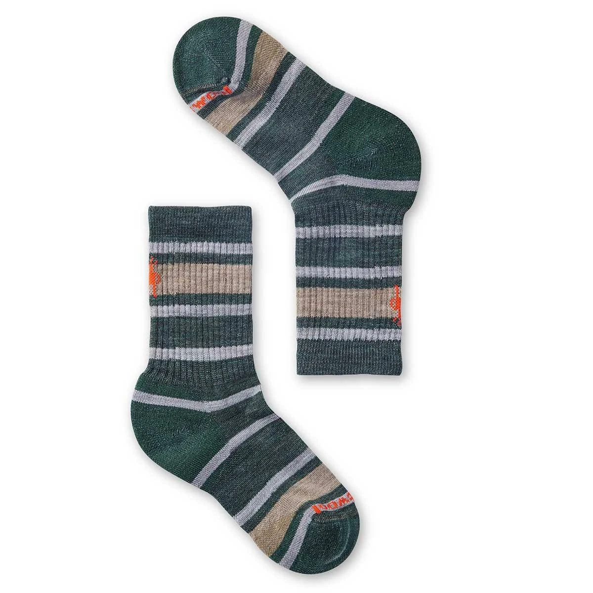 Kids' Hike Light Cushion Striped Crew Socks