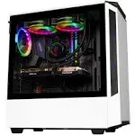 Periphio Nova Prebuilt Gaming PC - Liquid Cooled AMD Ryzen 5 5600X (4.6GHz Turbo) Radeon RX 6600 (8GB) 1TB M.2 NVMe SSD 32GB DDR4 RAM.