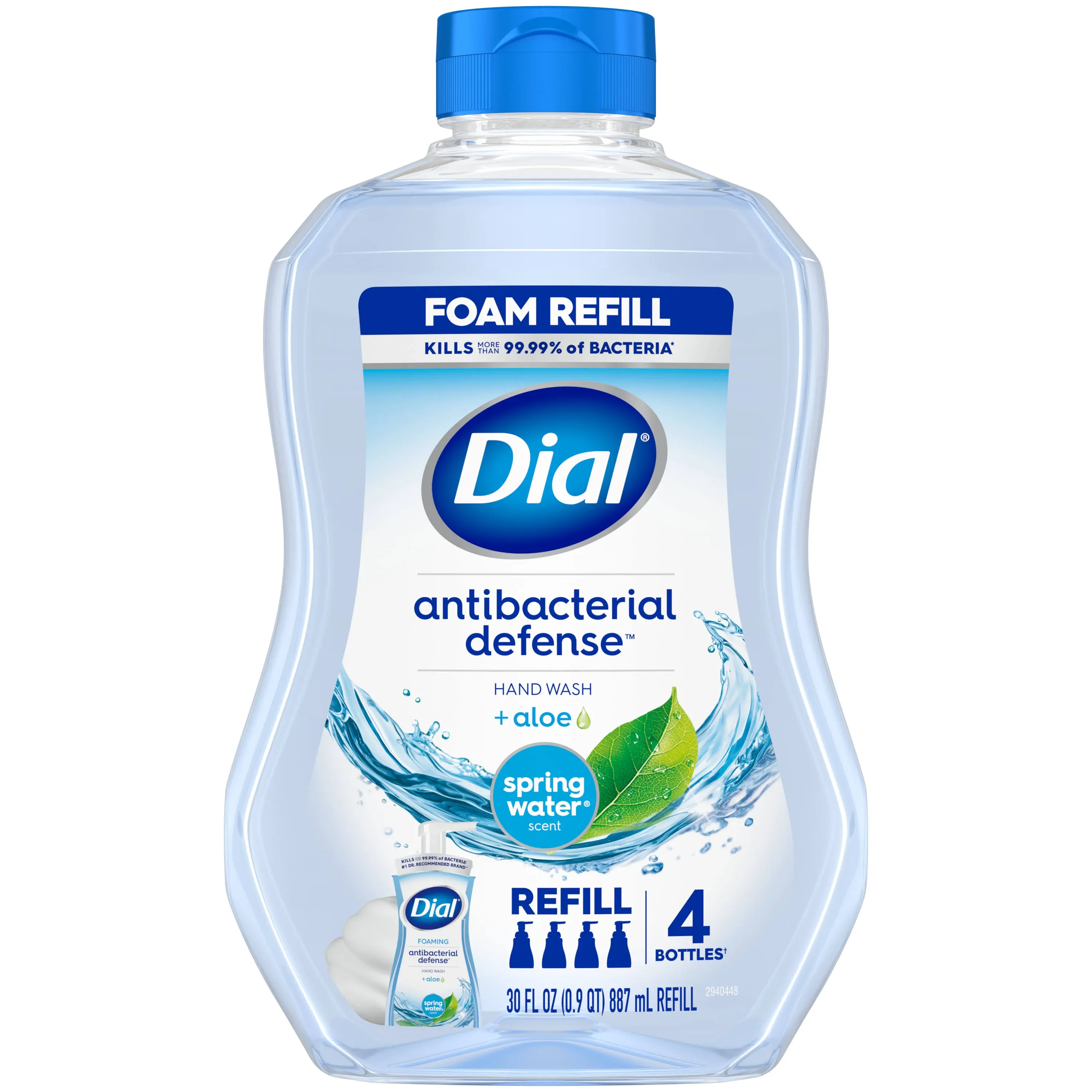 Dial Foaming Hand Wash AB Spring Water Refill 30 fl oz