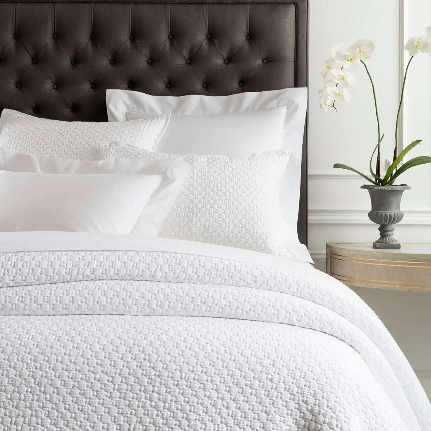 White Matelasse Bedding