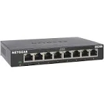 Netgear 8 Port Gigabit Ethernet Switch Unmanaged GS308-300PAS