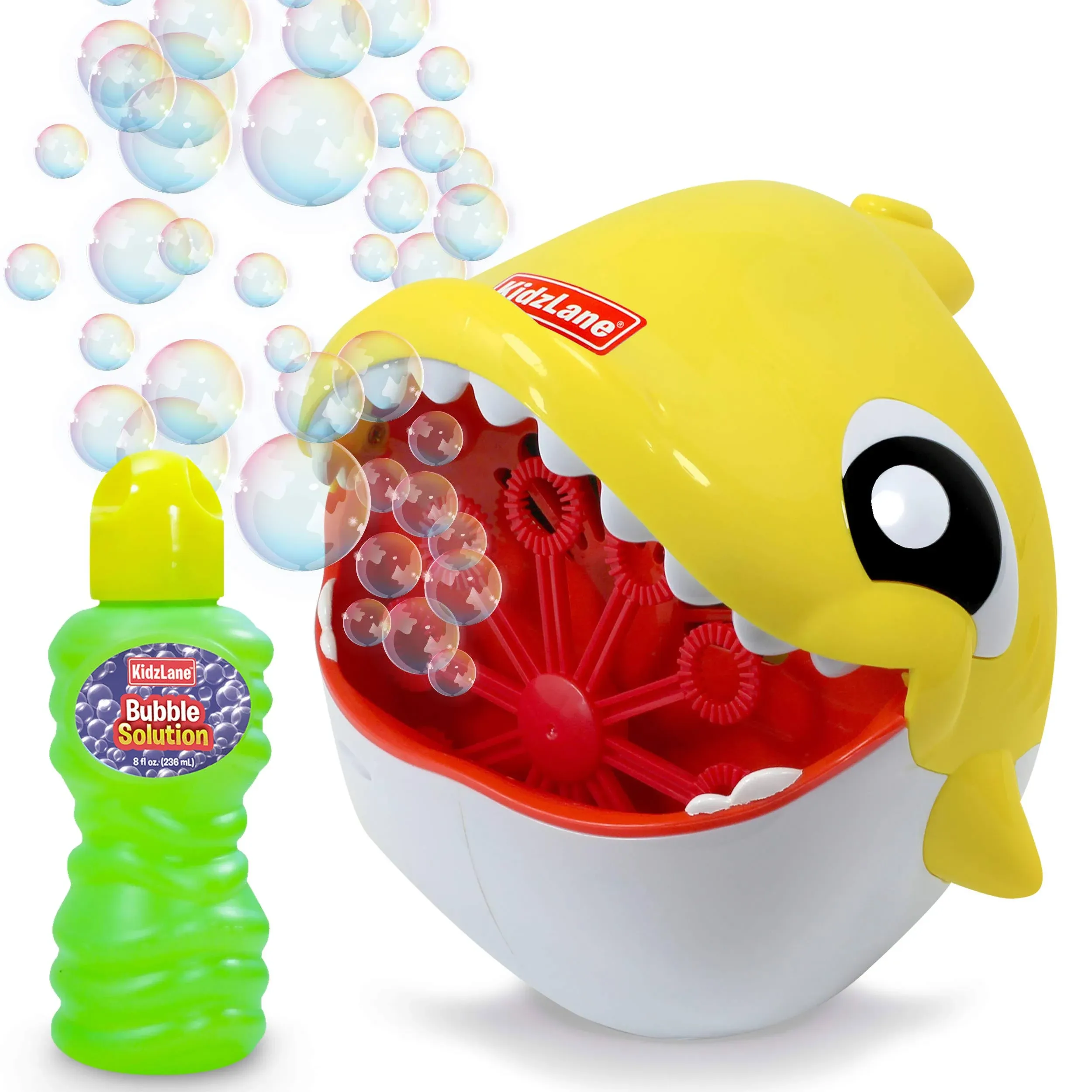 Kidzlane Bubble Machine – Shark Bubble Machine for Kids & Toddlers Outdoor – Automatic Bubble Maker for Outdoor Toy and Parties – Shark Toy Gift for Toddlers