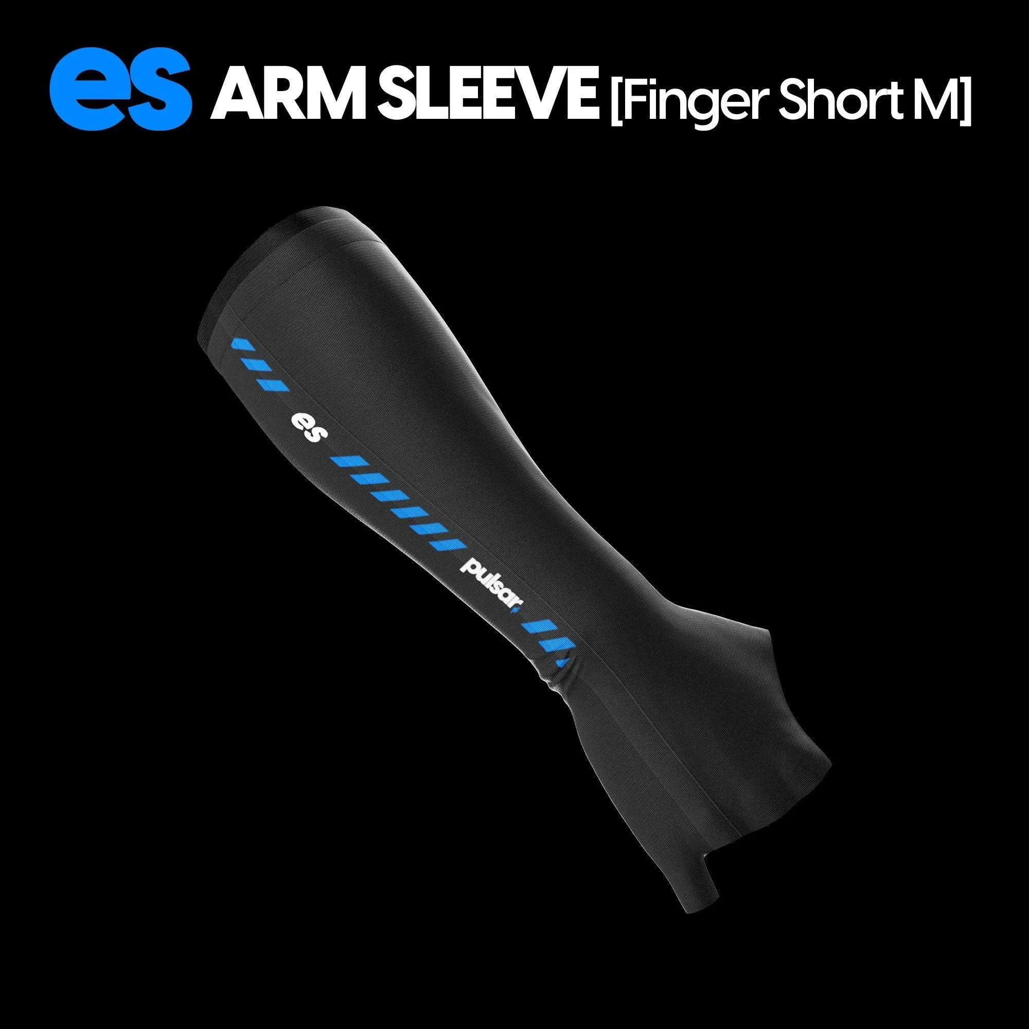 Pulsar ES Arm Sleeve Finger Short Medium Black