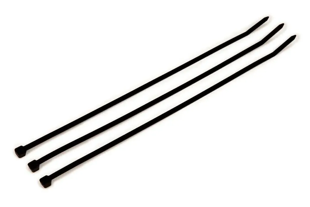 3M Standard Cable Tie CT11BK50-D, Black/Nylon, 50 lbs., 0.18 in x 11.10 in (Pack of 500)