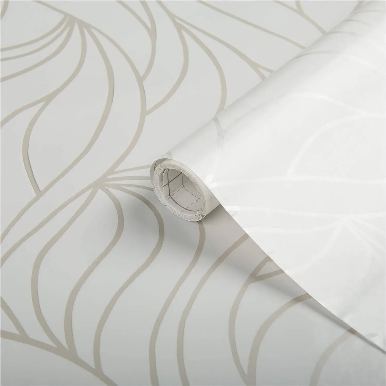 WallPops Nouveau Swirl Window Film