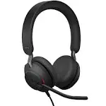 Jabra Evolve2 40 Stereo Headset (MS Teams, USB-C) - Black EUC