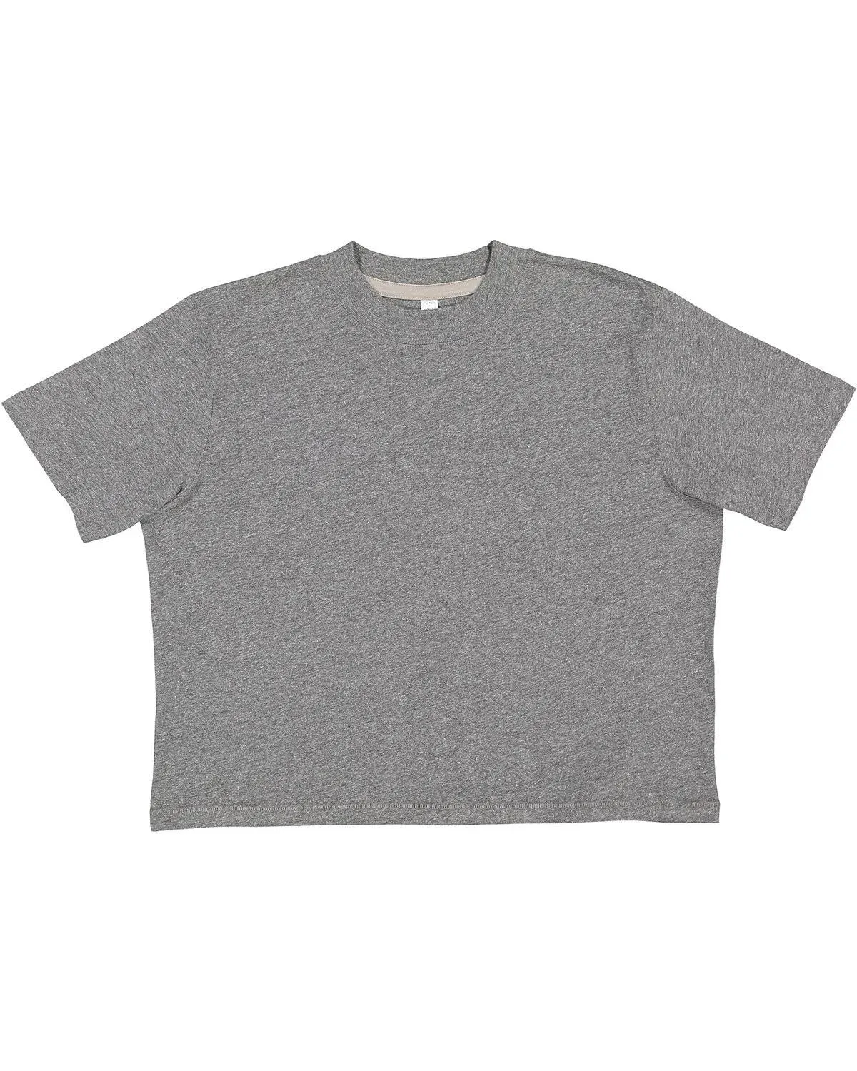 LAT 3518 Women's Boxy Tee - Granite Heather - Ladies M