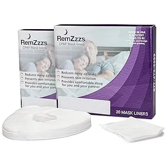 RemZzzs Full Face Cpap Mask Liners (K2-FM) - Reduce Noisy Air Leaks and Painful Blisters 2 Pack- Cpap Supplies and Accessories - Compatible with Resmed Respironics DeVilbiss