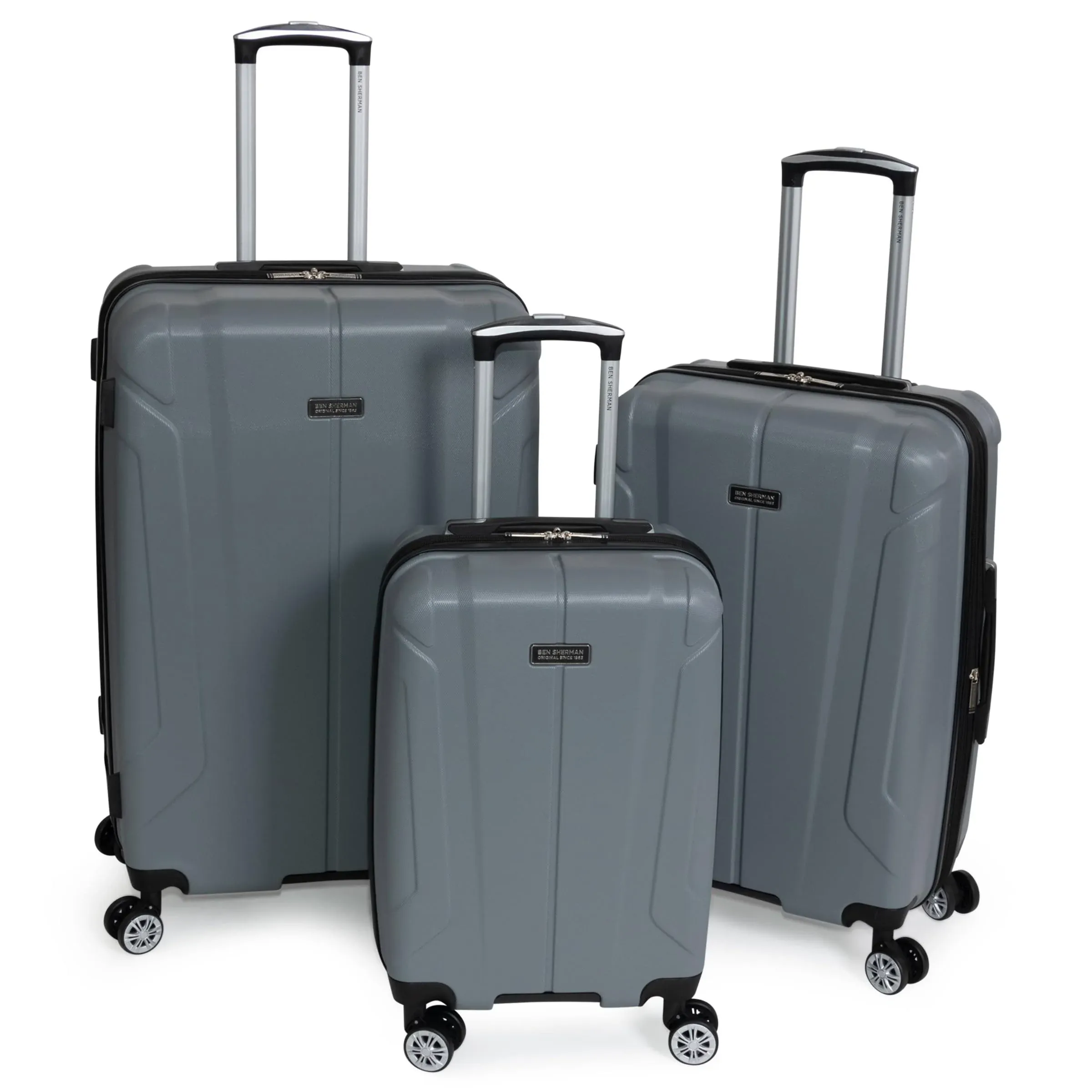 Derby 3-Piece Hardside Luggage Set - Graphite