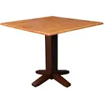 36" Sanders Square Dual Drop Leaf Dining Table - International Concepts