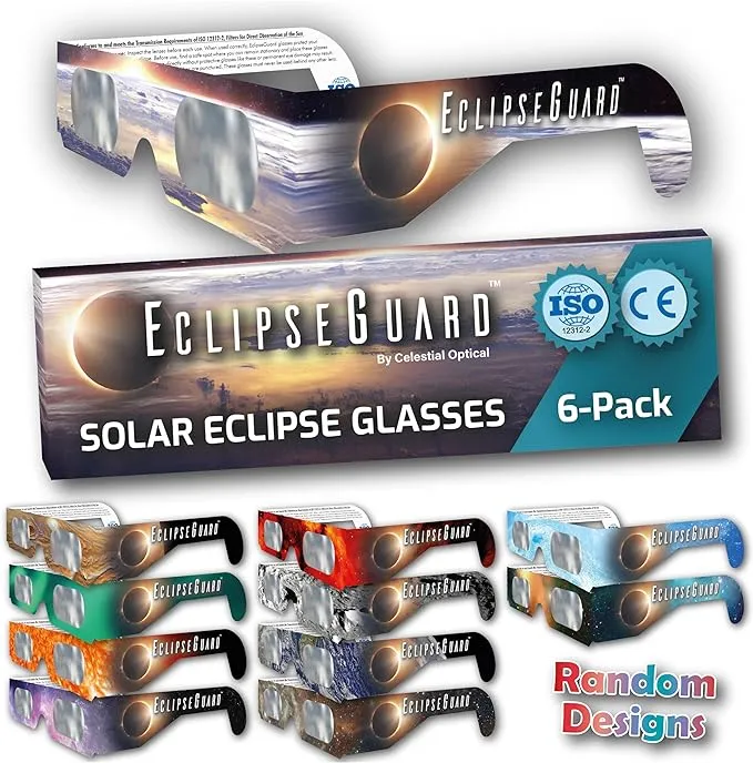 Celestial Optical (6-Pack) EclipseGuard: Premium Eclipse 6-Pack, Assorted