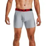 Men&#039;s 2-Pack Under Armour UA Tech Boxerjock  6&#034; Inseam (Gray-Silver) Underwear