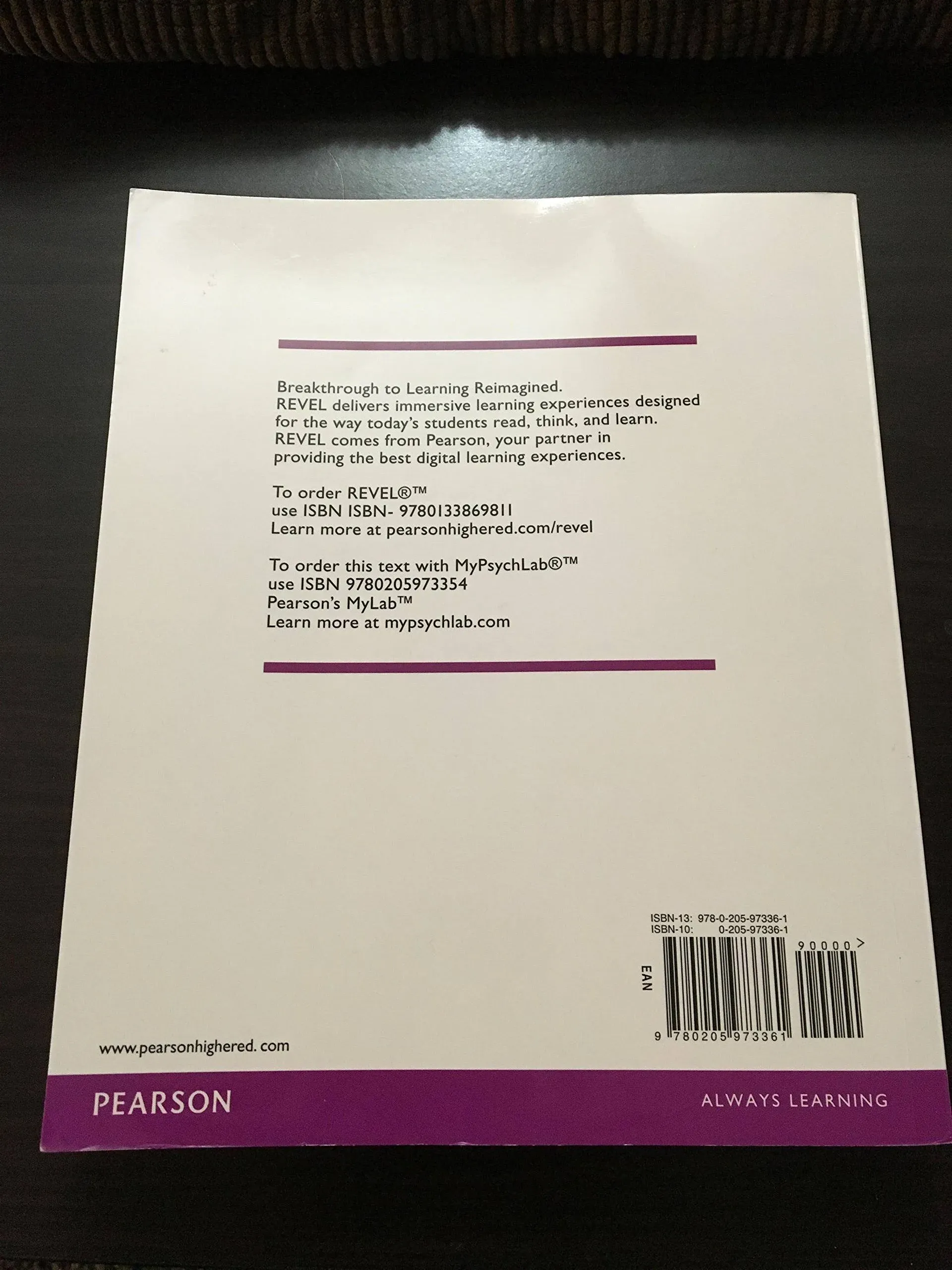 Psychology paperback Paperback Saundra K., White, J. Noland Cicca