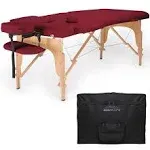 Saloniture Portable Professional Folding Massage Table with Carrying Case