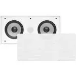 Pyle PDIWCS56 Dual 5.25&#039;&#039; 2 Way IN-Wall Center Channel Speaker System