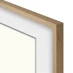 Samsung 75-in The Frame Customizable Bezel Modern Teak