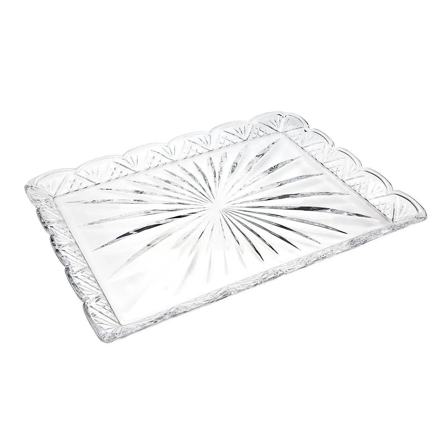 Godinger Guest Towel Tray - Dublin Collection, 12" x 8"