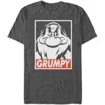 Disney Men's Snow White and Seven Dwarfs Grumpy Graphic T-Shirt