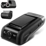 THINKWARE U1000 Dual Dash Cam 4K UHD 3840X2160 Front Cam, 2K 2560X1440 Rear Cam, 150° Wide Angle Dashboard Camera Recorder with G-Sensor, w/Sony Sensor, Parking Mode, WiFi, GPS, Cloud Enabled