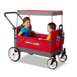 Radio Flyer Convertible Stroller Wagon ,Red