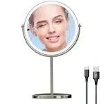 Wizchark 9" Large Lighted Makeup Mirror