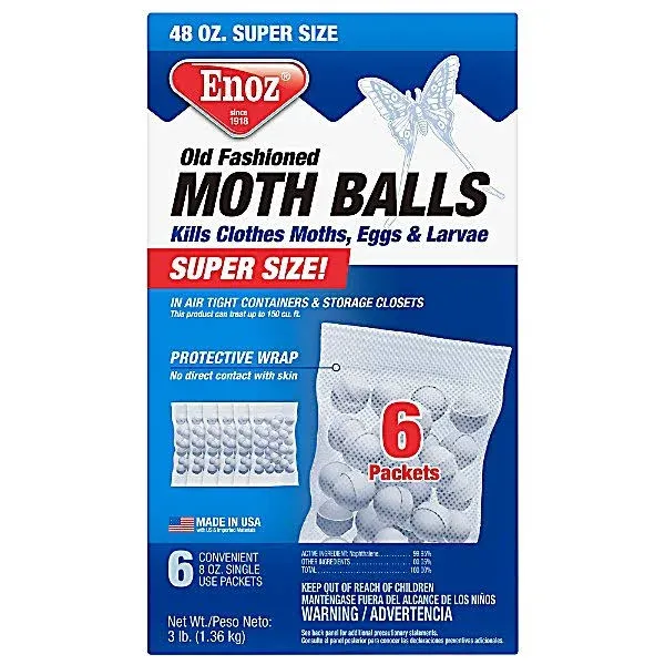 Made in The USA Old Fashioned Moth Balls - 3 Pound